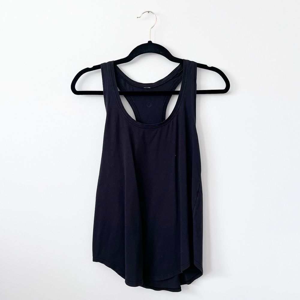 Lululemon black racer back tank top